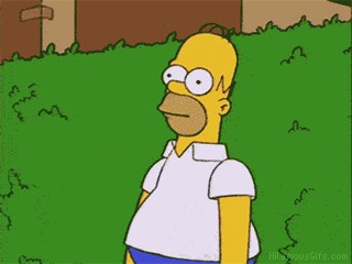 Create meme: meme Homer in the bushes, Homer , homērs simpsons