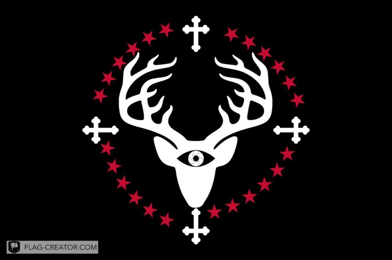 Create meme: horned deer, The deer's head is a symbol, deer 