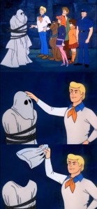 Create meme: Cartoon, Scooby-Doo, meme Scooby Doo who are you really