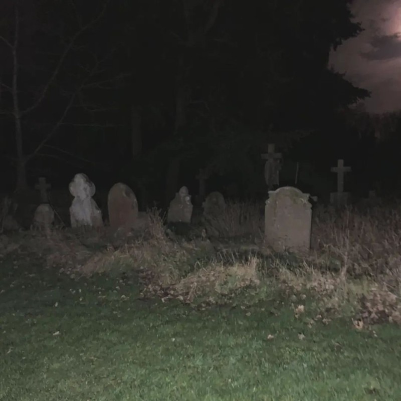 Create meme: the cemetery is scary, ghosts in the cemetery, cemeteries