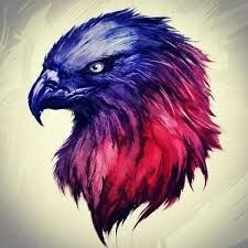 Create meme: eagle, tattoo, eagle head