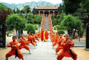 Create meme: the Shaolin monastery