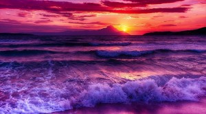 Create meme: sunset, pink sunset on the sea Wallpaper, pink sunset
