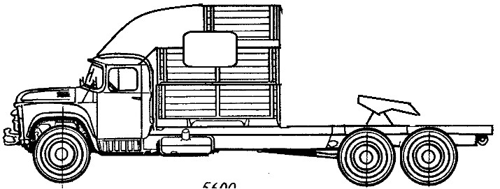 Create meme: truck drawing, drawings of the mercedes - benz l1500s car, dimensions of zil 130 dump truck