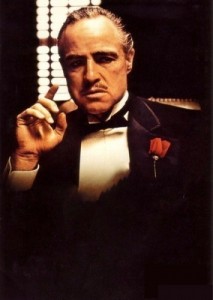 Create meme: the godfather no respect, don Corleone, thanks, meme godfather without respect