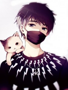 Создать мем: anime boy, anime cat boy, аниме