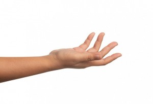 Создать мем: берущая рука на белом фоне, женская рука, рука держит руку