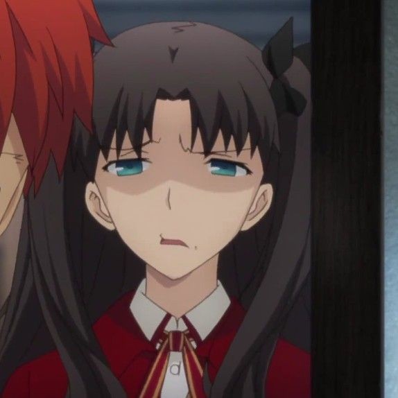 Create meme: tosaka rin, rin tohsaka , Tosaka Rin and Asuka