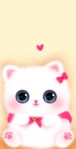 Создать мем: рисунки милых котиков, kawaii kitty тема для андроид, милые котики