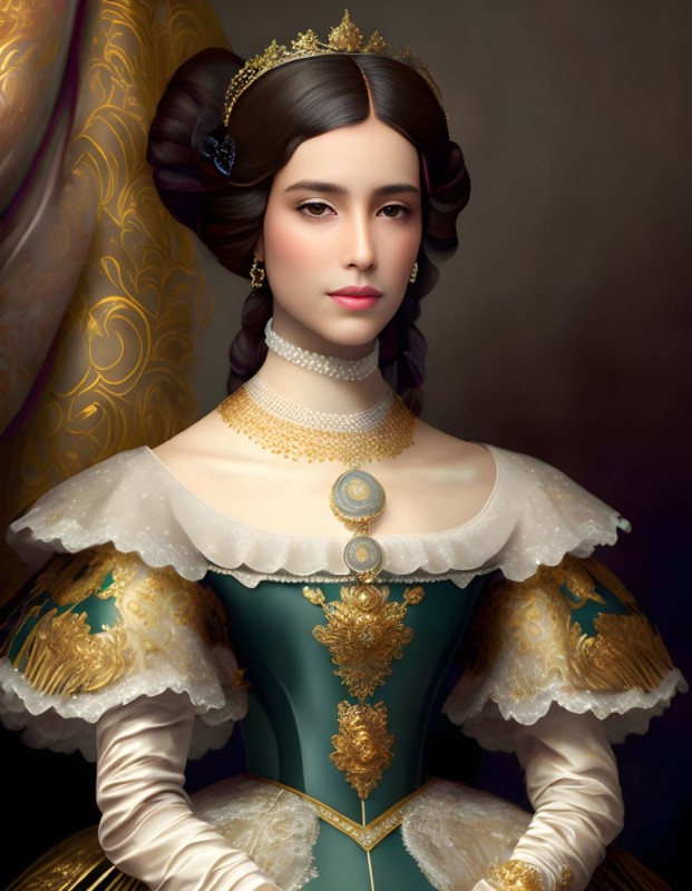 Create meme: portrait of the Empress , the revived portraits of Russian empresses, Empress Maria