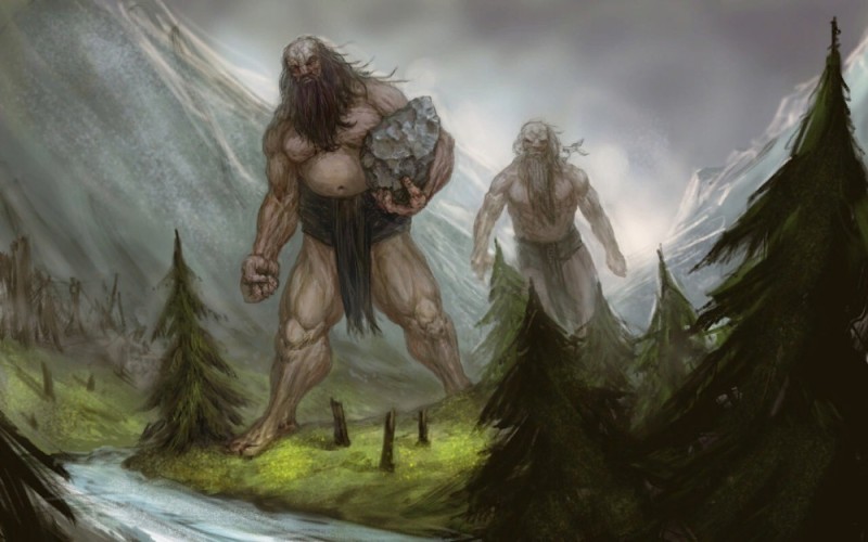 Create meme: Giant Ymir Scandinavian mythology, The giant Ymir Scandinavian mythology, Jotun Scandinavian mythology