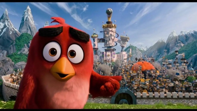 Создать мем: энгри бердз дом реда, энгри бердз мультфильм, angry birds мультфильм