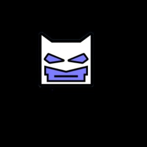 Create meme: the icon of Batman, geometry dash cubes