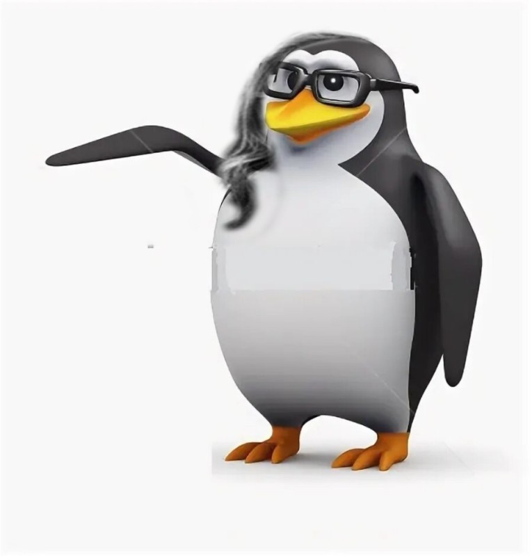 Create meme: penguin with glasses meme, A penguin from Madagascar, penguin 