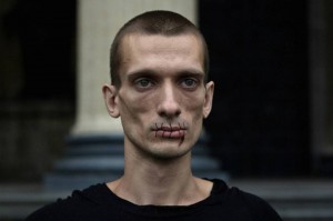 Create meme: the artist and actionist Petr pavlensky, artist Peter pavlensky, Petr pavlensky