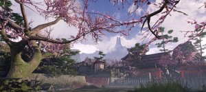 Create meme: archeage tree house, pictures of the locations for moonlight blade, gardens of pleasure archeage