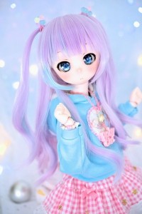 Create meme: kawaii bjd doll, anime doll, mini dollfie dream doll anime