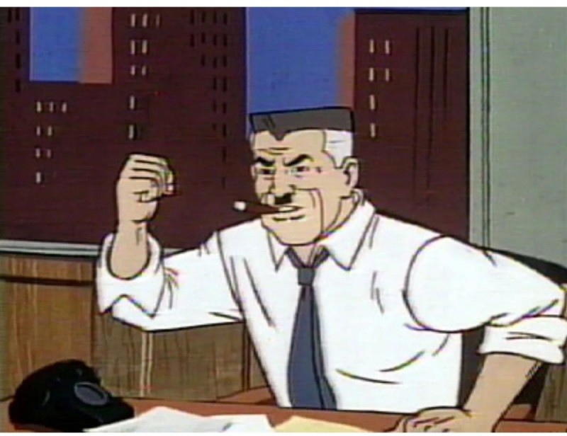 Create meme: John jameson, Jonah Jameson spider-man, J. Jonah jameson