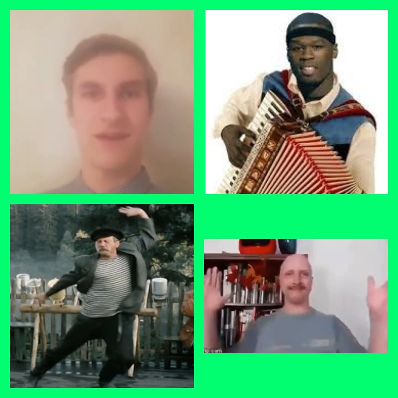 Create meme: male , the black man with the accordion, Bayan 