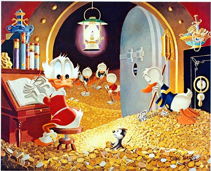 Create meme: Scrooge McDuck , scrooge McDuck drawing, scrooge mcduck art cartoon