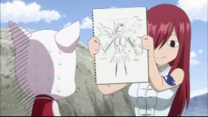 Create meme: beon, waifu, fairy tail art