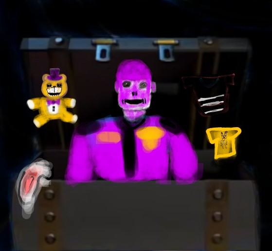 Create meme: Purple Animatronic FNAF 2, fnaf purple guy, purple guy fnaf