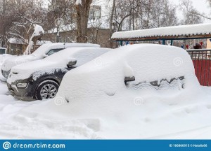 Create meme: car, heavy snowfall, snowfall