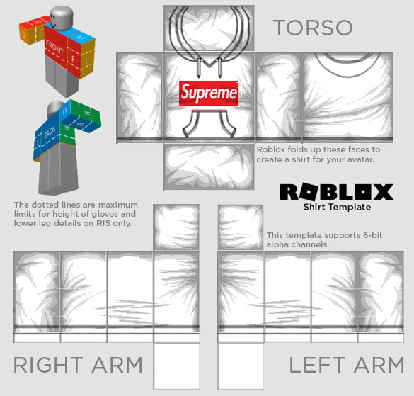 Схема роблокс для одежды