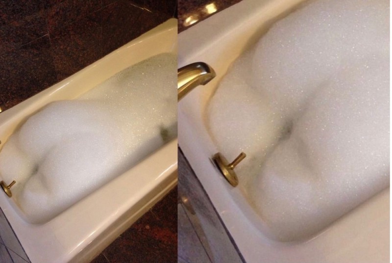 Create meme: foam bath, In the bathtub, foam in the bathroom