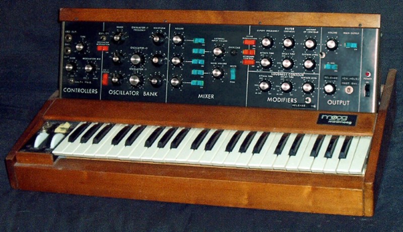 Create meme: minimoog synthesizer 1970, moog, moog minimoog model d