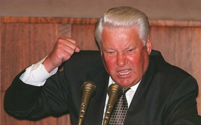 Create meme: Yeltsin 1990, Boris Nikolayevich Yeltsin , Yeltsin 