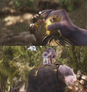 Create meme: Thanos, Thanos with the infinity gauntlet