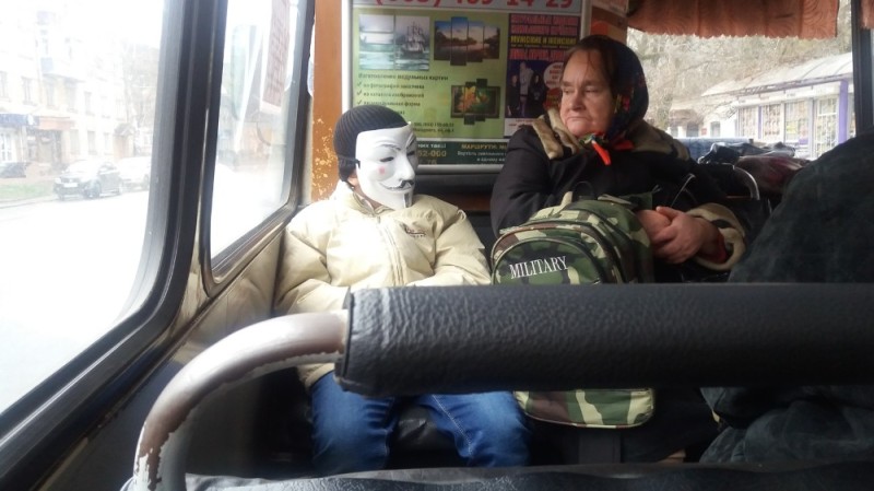 Create meme: funny jokes, humor jokes , anonymous on the bus