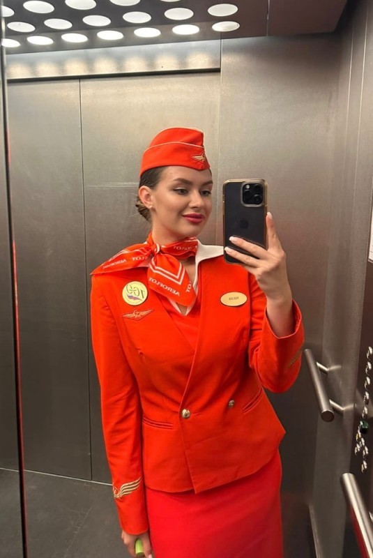Create meme: aeroflot flight attendant costume, beautiful flight attendants, flight attendant uniform