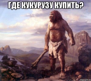 Create meme: a Neanderthal with a club, the ancient people, the Neanderthals, primitive people photo