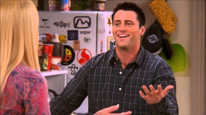 Create meme: Joey , Joey tribbiani, the one where joey speaks french