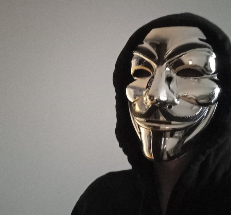 Create meme: guy fawkes mask anonymous, the man in the mask of anonymus, guy fawkes anonymous