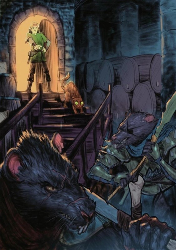 Create meme: the rat king, fantasy rat, redwall art