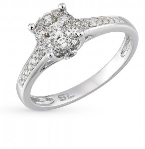 Create meme: gold diamond ring carat, ring with cubic Zirconia, diamond ring