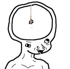 Create meme: brain on a string meme + helmet, meme brain on a string pattern, meme brain on a string