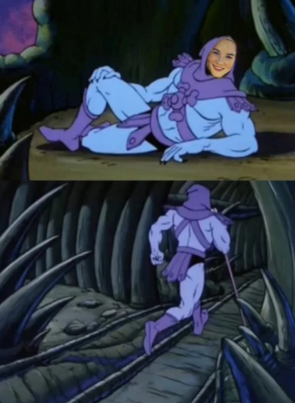 Создать мем: skeletor, хи мен, скелетор