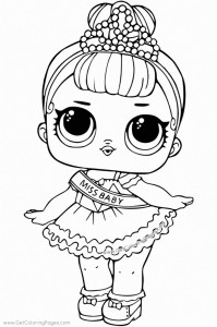 Create meme: the doll lol, coloring doll lol