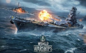 Create meme: World Of Warships ship in the battle