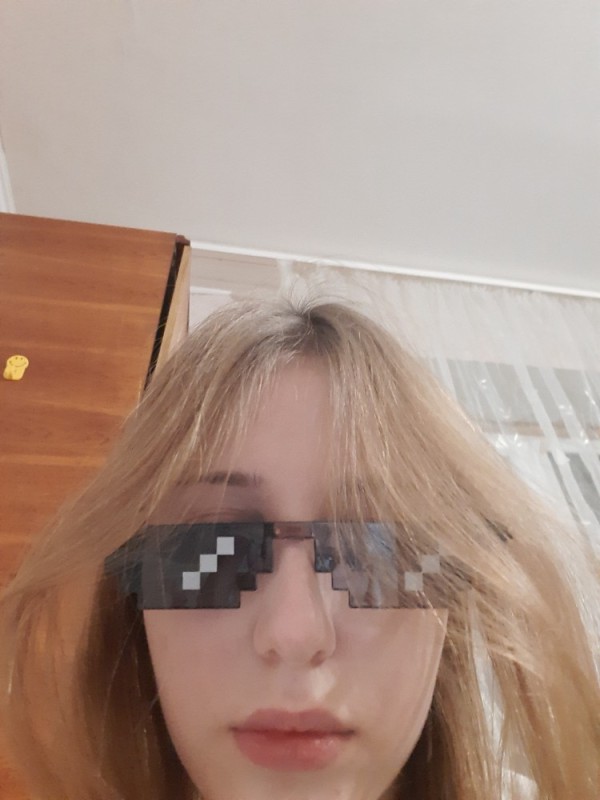 Create meme: people, girl , pixel cool sunglasses