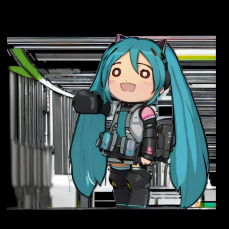 Create meme: Hatsune Miku, Hatsune Miku Chibi, hatsune miku vocaloid