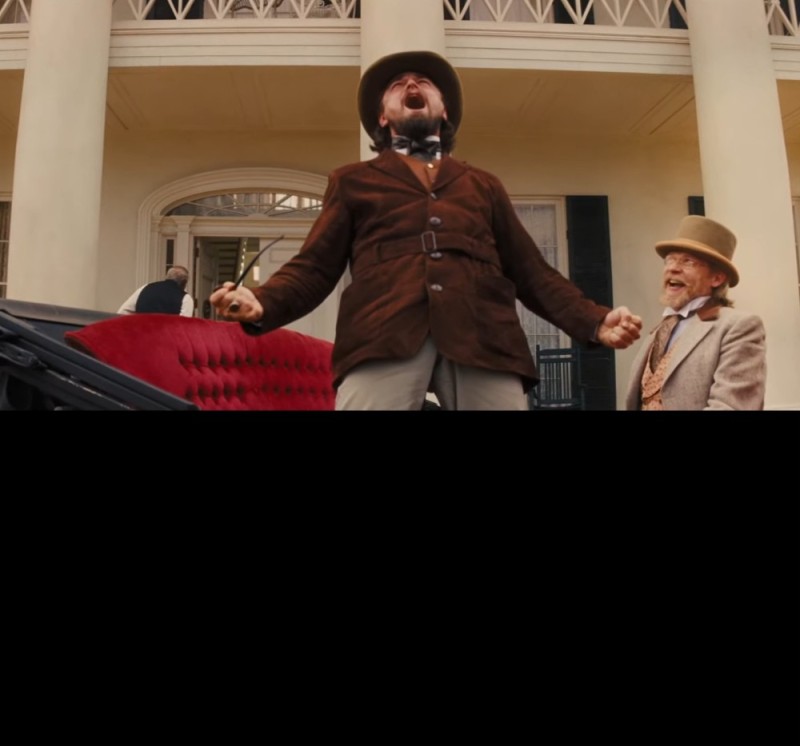 Create meme: screenshot , django unchained house of candy, he came to us to us