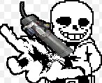 Create meme: distrust sans phase 2, sans , sans pixel