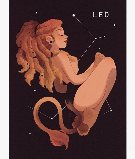 Create meme: zodiac sign Leo, arty zodiac sign virgo, zodiac sign leo girl