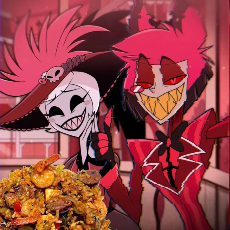 Create meme: the hotel hasbeen, characters hotel hazbin, hazbin rosi hotel