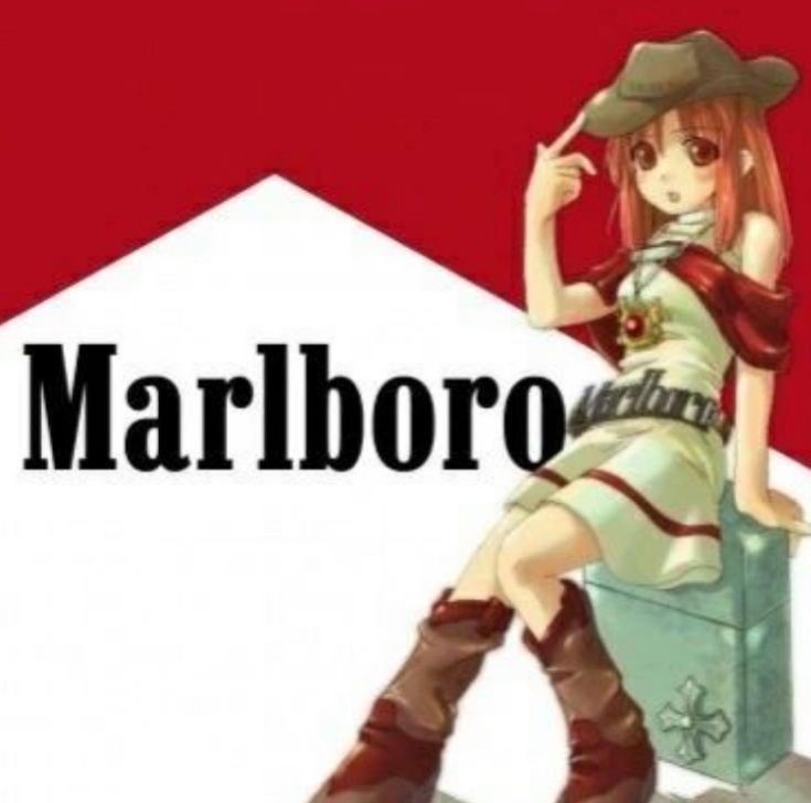 Create meme: Marlboro Anime, The Valkyrie Chronicles anime characters, Marlborough 